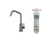 Point-of-Use Drinking Faucet with Contemporary Round Body & Handle (120° Spout) & Mountain Pure® Water Filtration System